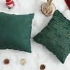 Weihnachtsbeleuchtung Bestickter Kissenbezug Amerikanischer Retro Wohnzimmer Sofa Kissen Kissen Weihnachtliche Atmosphäre Heimdekoration