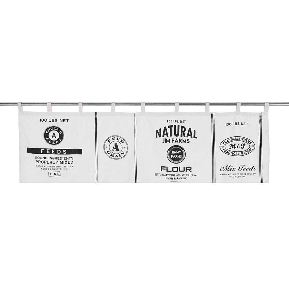 

Vintage Half Curtain Drape Panel Blackout for Kitchen Cabinet Coffee Shop