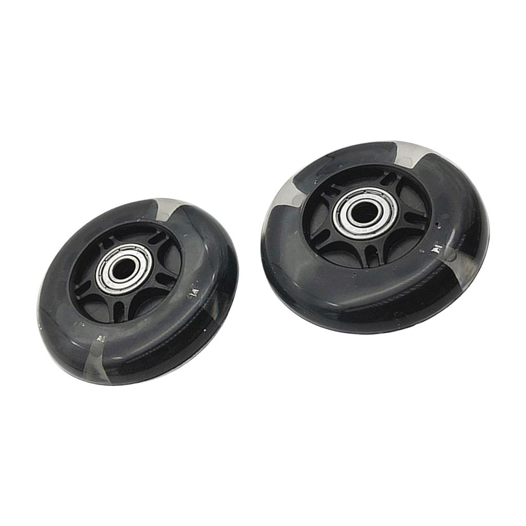 2pcs Mountain Skateboards Wheel Colorful Light Thickness Kids Scooters Wheel Enhances Cycling Enjoyment