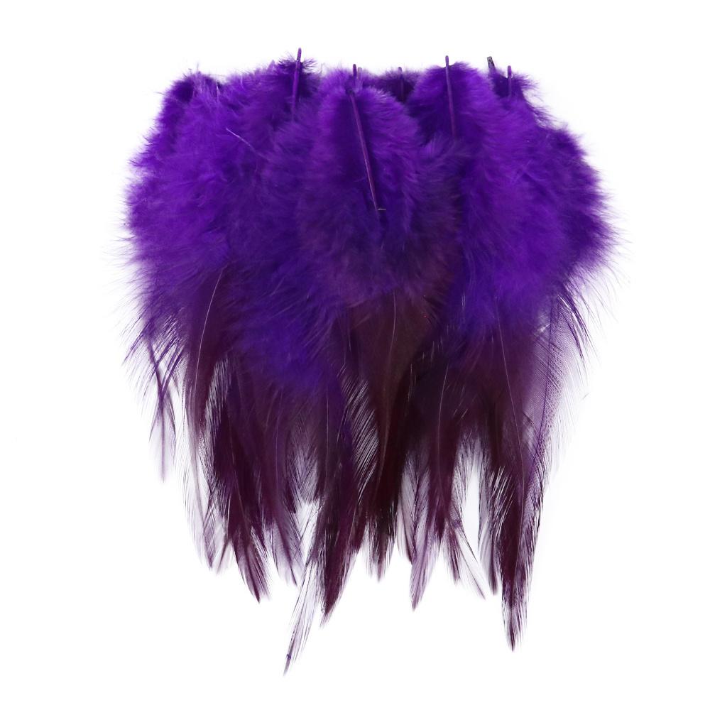 50Pcs Fluffy Natural Rooster Feathers Crafts DIY Accessories 8-15CM Chicken Feather Fly Tying Materials Sewing Decoration Plumes