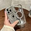 Luxury Wireless Charge For Magsafe Transparent Case For iPhone 16 15 14 13 11 12 Pro Max Plus Mini Magnetic Bumper Cases Cover