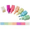 Colorful Animal-Themed Stress Relief Markers: Flexible Decompression Art Supplies for Kids with Sleeves and Fluorescent Planner Pens.