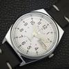 JAPAN VINTAGE REFURBISHED SEIKO 5 AUTOMATIC 6309A MENS WHITE WATCH A441724-1 Sk-a441724