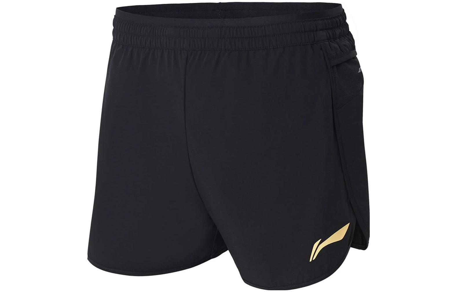 Li Ning Running Collection Casual Shorts Women s Black Moderate AKSS570-1 XXXL