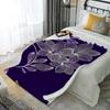 Floral Pattern Blanket Microfiber Flannel Cover Blanket Bedroom Living Room Sofa Soft And Comfortable Home Decoration