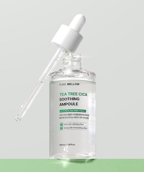 Puremellow Tea Tree Cica Soothing Ampoule 100ml Tea Tree Cica Soothing Ampoule x 1 pc