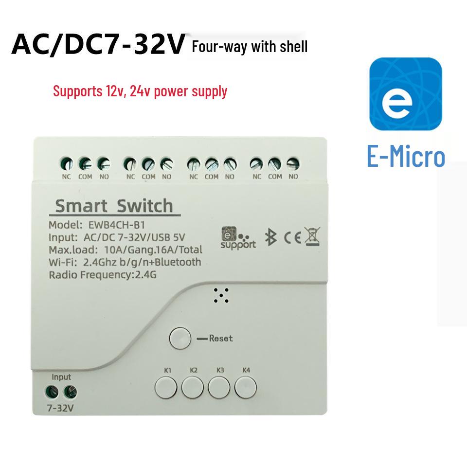 eWeLink Smart WiFi & Bluetooth Remote Relay Switch Module with Jog/Interlock Control
