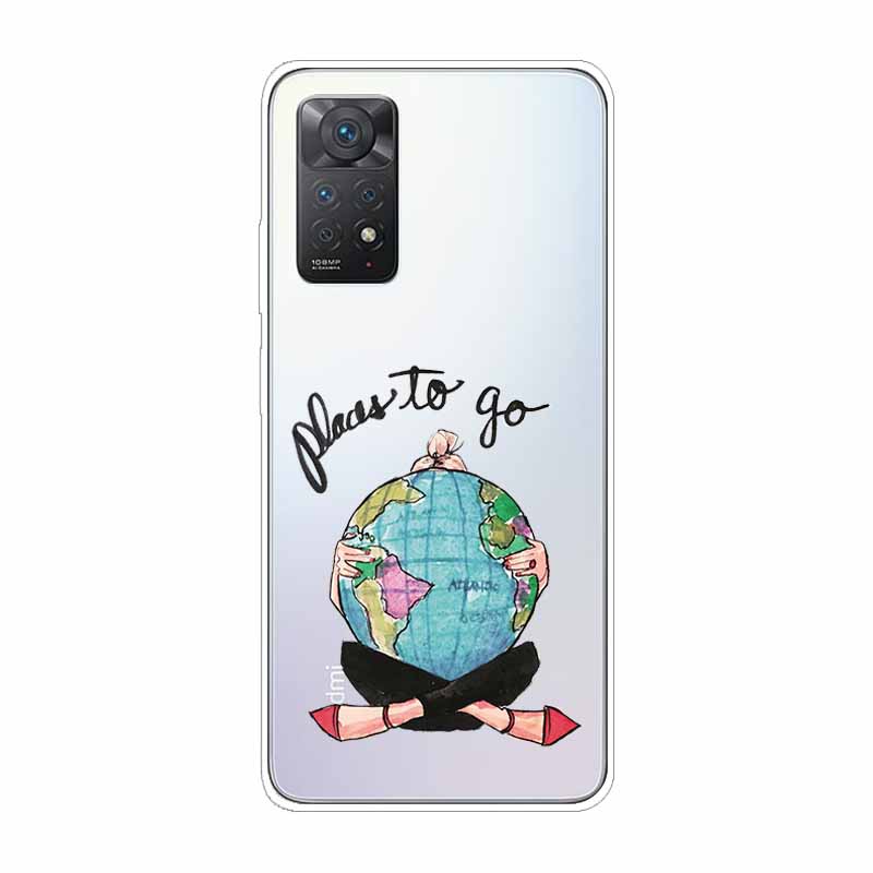 For Xiaomi Redmi Note 11 Pro 5G Case Transparent Soft TPU silicon Phone Cover For Xiaomi Redmi Note11 Pro 4G Case Clear Funda