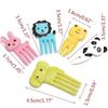 Household Kitchen Cute Animal Mini Bento Stick Children Cartoon Fruit Fork Set Creative Plastic Bento Decorative Stick Accessory