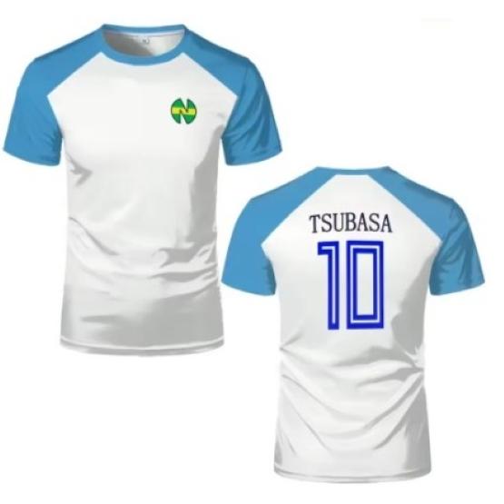 Japonia Cartoon Captain Tsubasa Atom Hutton fotbal fotbal tricou Jersey cosplay animație imprimare respirabil rapid uscat vintage mânecă scurtă uniformă