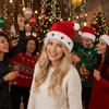 Lustige Pelz-Weihnachtsmütze Mehrfarbige Nikolausmütze Weihnachts-Kopfschmuck Rote Weihnachtsmütze Geschenk Partys