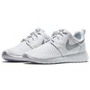 New Nike Roshe One Br White Metallic Platinum Women's 724850-100