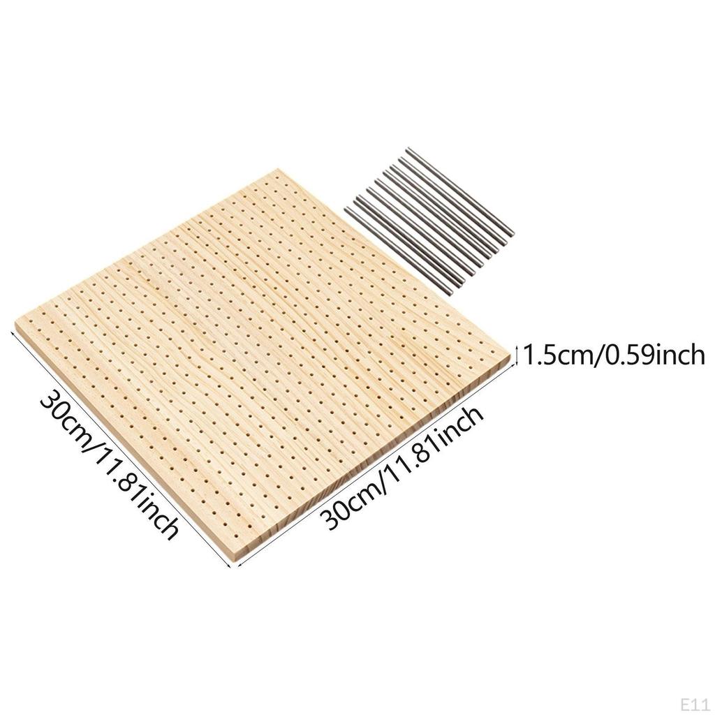 Blocking Board for Crochet Work, Versatile Use with 9 Steel Pins Knitting, DIY Projects