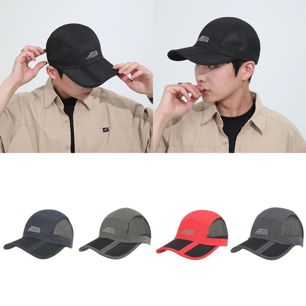 Quick Drying Mesh Baseball Cap Foldable Climbing Hat Fashion UV Protection Cap Unisex