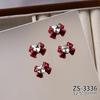 50Pcs Nail accessory - bow-shaped Nail accessory -shaped resin bow for nails Nail accessory