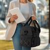 Isolierte, auslaufsichere Crossbody-Lunchbox für Damen, wattierte Lunch-Tasche, wasserdichte Bento-Tasche mit oberem Griff für Arbeit und Picknick