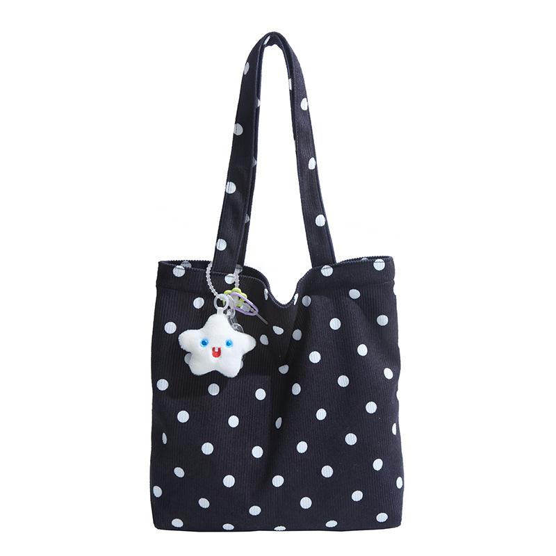 Small Fresh Literary and Leisure Love Foreign Style Shoulder 2025 Large Capacity Handbag Tote Bag Student Armpit Bag