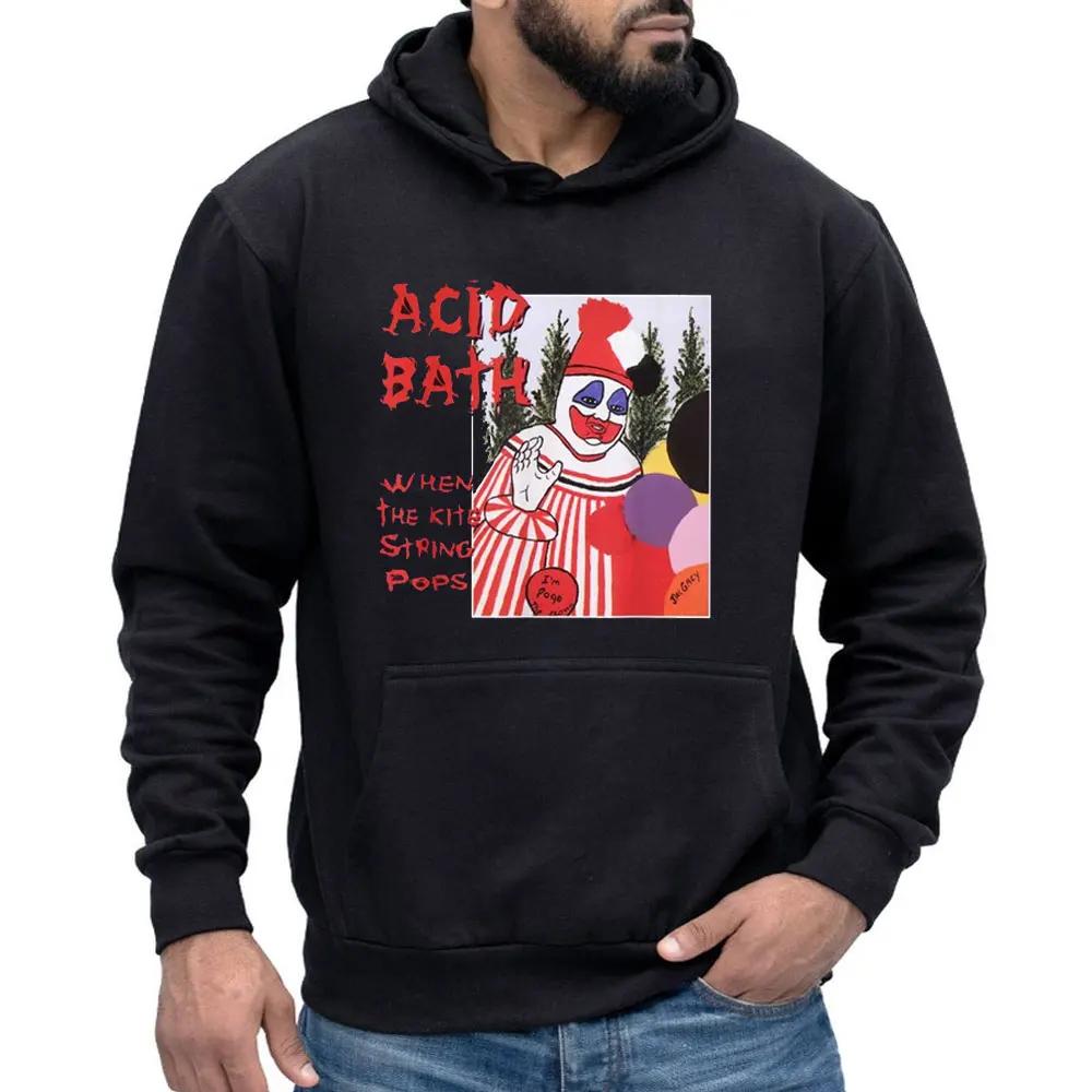 Acid Bath Hoodie Men Gifts Sweatshirts Men's Clothing Sudadera Hombre Winter Long Sleeve Pullover Vintage Classics Streetwear