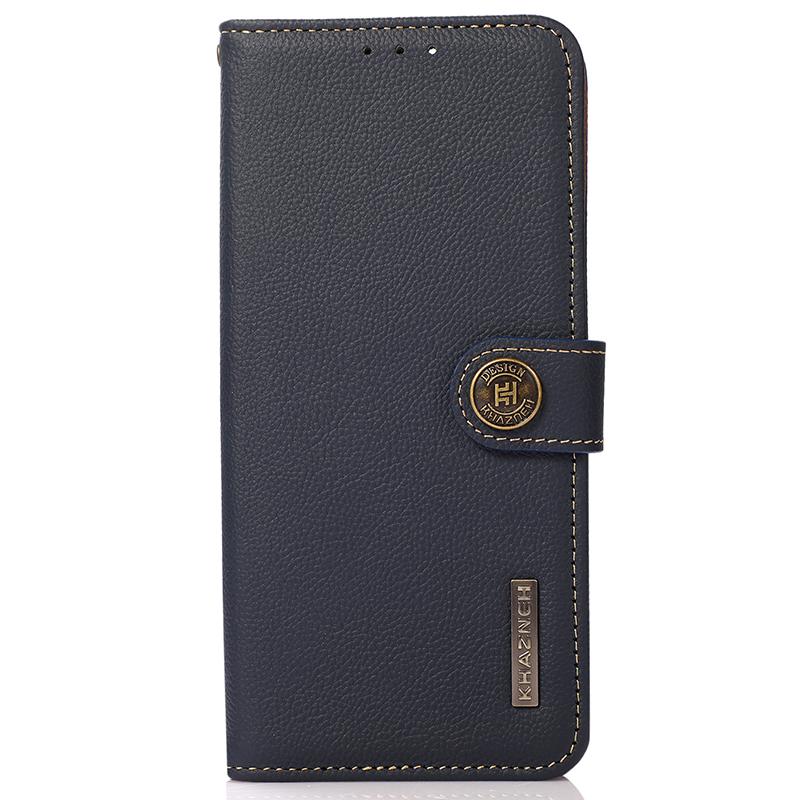 For Motorola Moto G64 5G Case Genuine Cow Leather Wallet Phone Cover