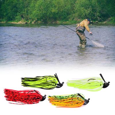 7g / 10g Angeln Buzz Bait Spinnerbait Köder Buzzbaits mit Jigkopfhaken, gemischte Farbe
