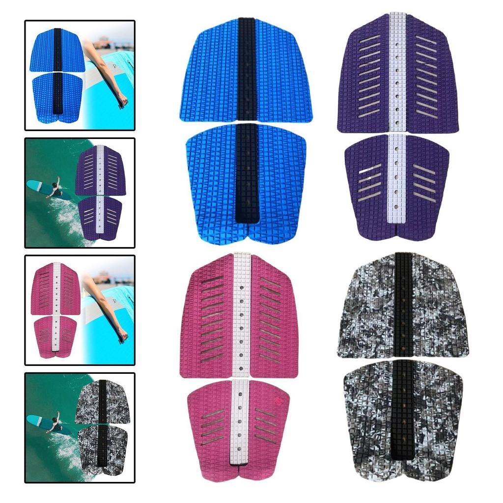 6x Surf Traction Pads Nonslip Accessories for Paddle Board Surfing Longboard