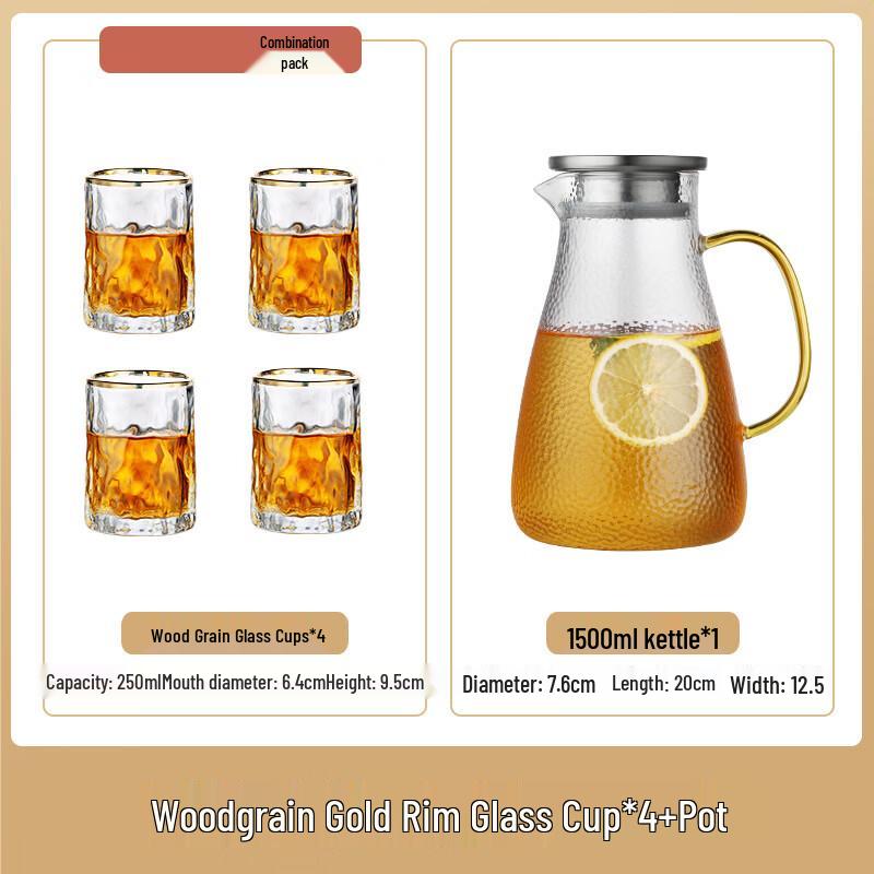 Glacier Tree Pattern Glassware Set