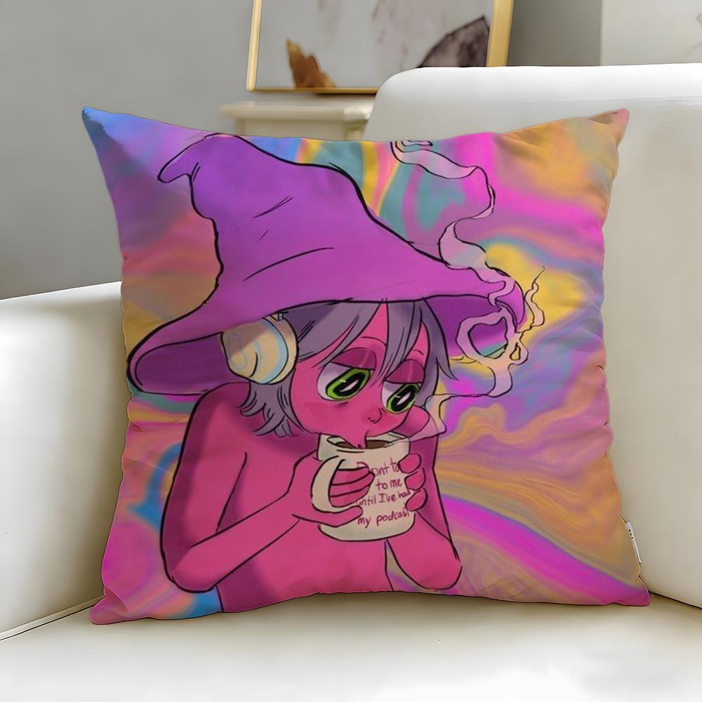 animated series The Midnight Gospel Cushion Cover Soft & Easy-Wash Pillow Case – Versatile for Couch, Bed, Travel and Office