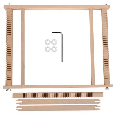 Webrahmen-Kit Buchenholz Kinder DIY Spielzeug Strickmaschine handgemachter Wandteppichweber