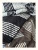 Xiao Wang's Winter Korean Style Plus Size V-Neck Striped Sweater Vest