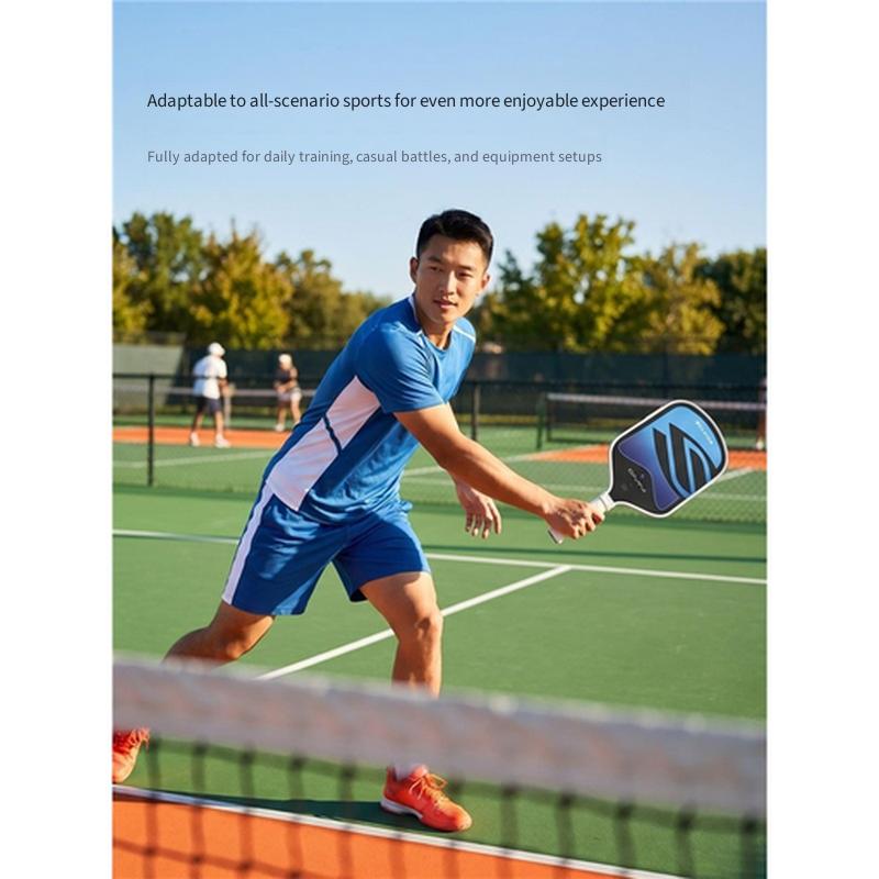 16cm Extended Grip Pickleball Paddle For Advanced Enthusiasts Toray T700 Carbon Fiber Hot Pressed EPP Core Professional Sports Racket