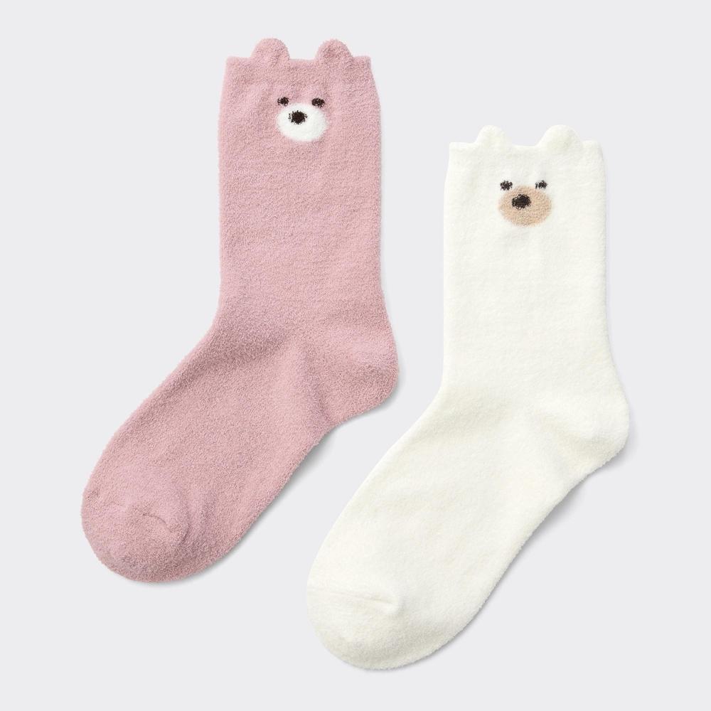 

Носки Gu By Uniqlo Room 2p Bear 81 MULTIPATTERN2/ONE SIZE