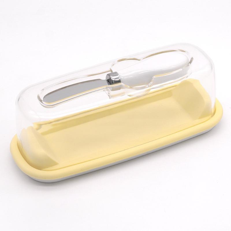 Butter Box with Lid Plastic Storage Box, Butter Container, Cheese Preservation Box, Butter Storage Tool
