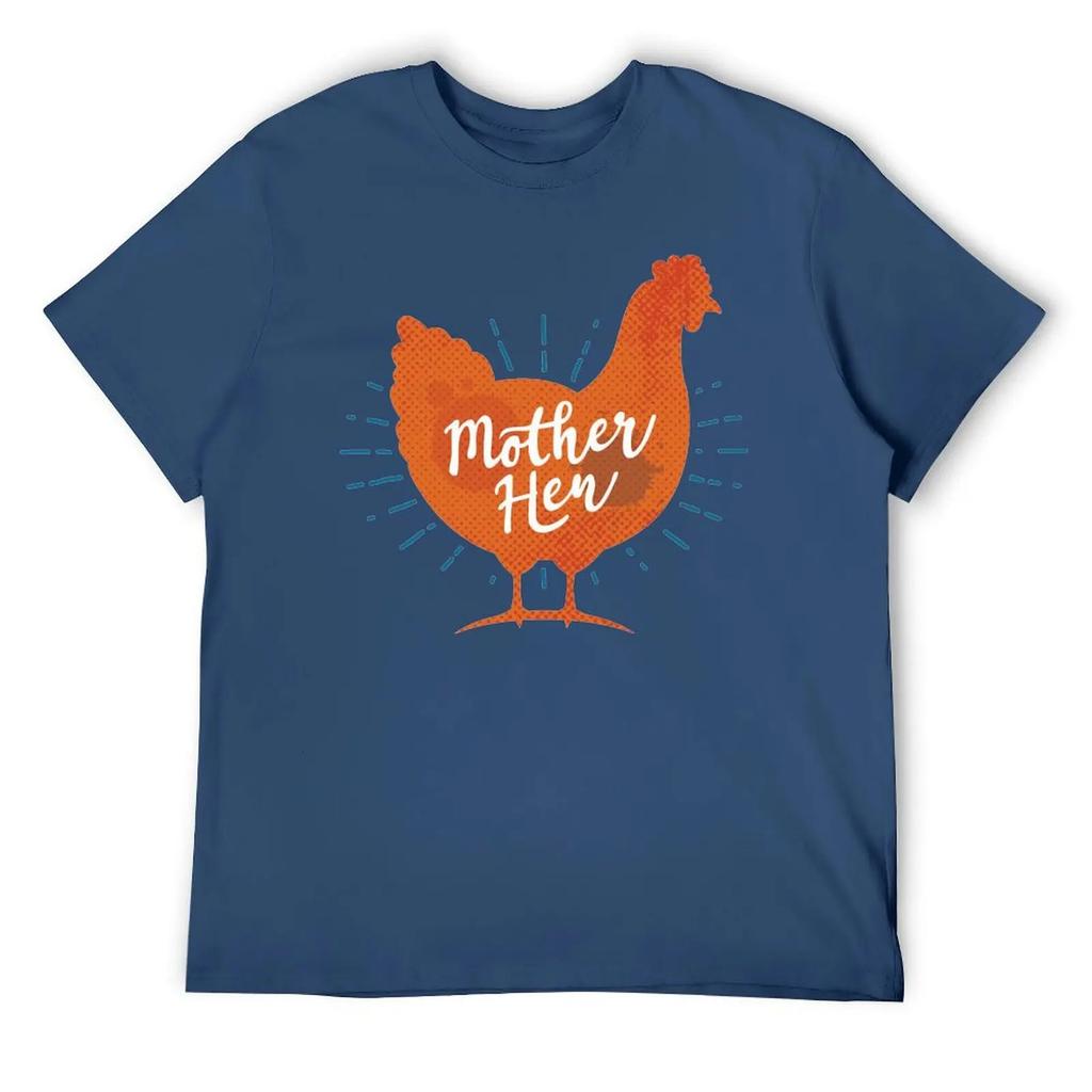 Muttertag Hühnermutter Hühner Mama Damen T-Shirt Rundhals Bewegen Humor Grafik Top Tee Kreative Aktivität Wettbewerb USA S