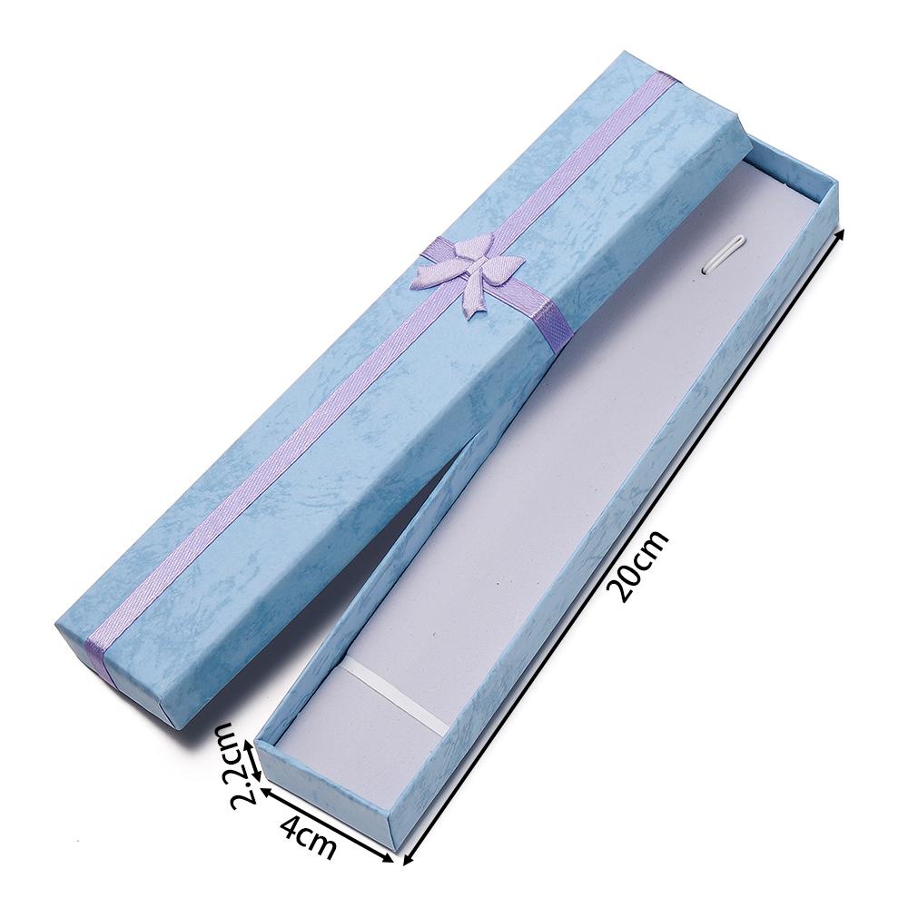 1pc High Quality Paper Ring Necklace Square Box Jewelry Necklace Earrings Rectangular Package Gift Box