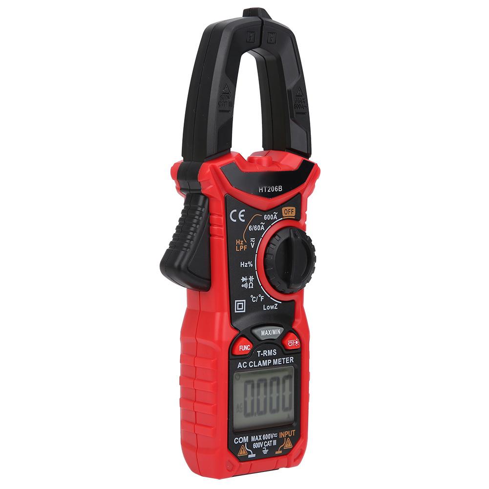 Digital Clamp Multimeter Accurate Voltage Current Tester Electrician Repair Tool ACDCHT206B