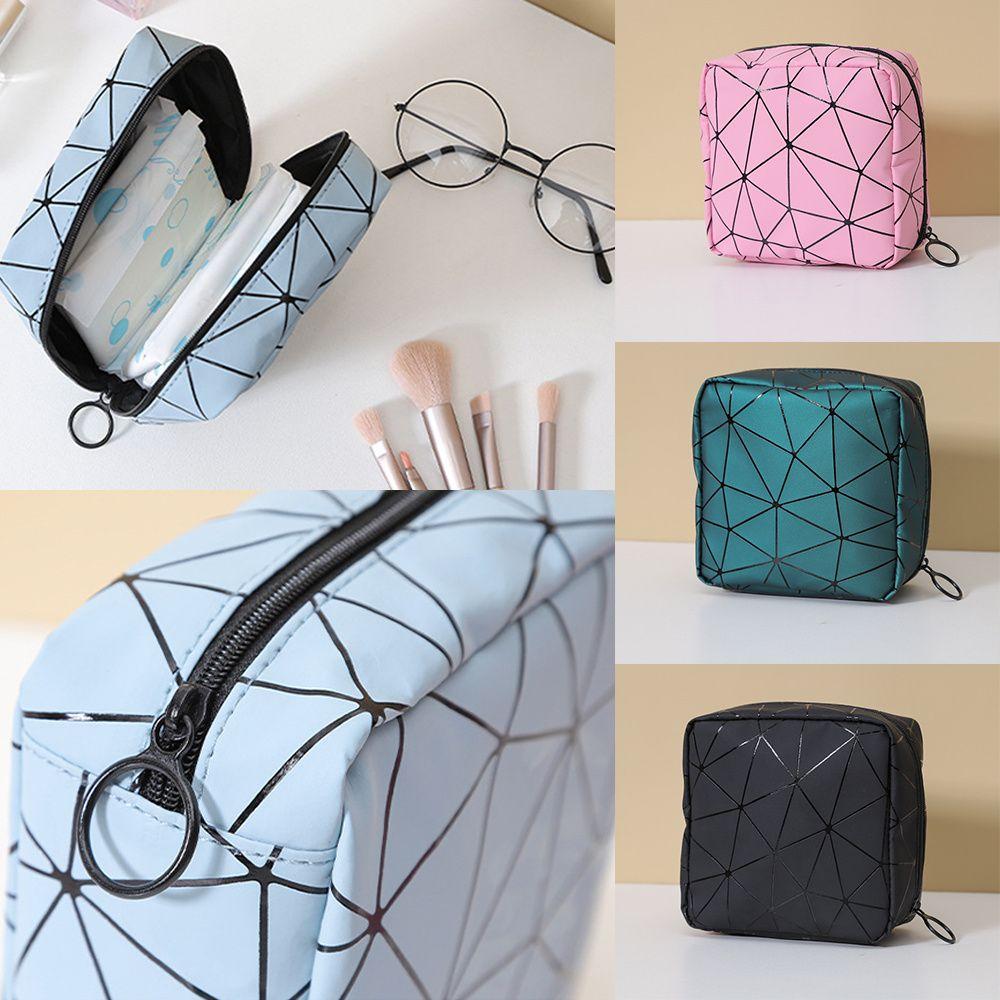 Portable Use Waterproof Mini Cosmetic Bag Cotton Wool Coin Purse Sanitary Pad Pouch Napkin Storage Feminine Napkin