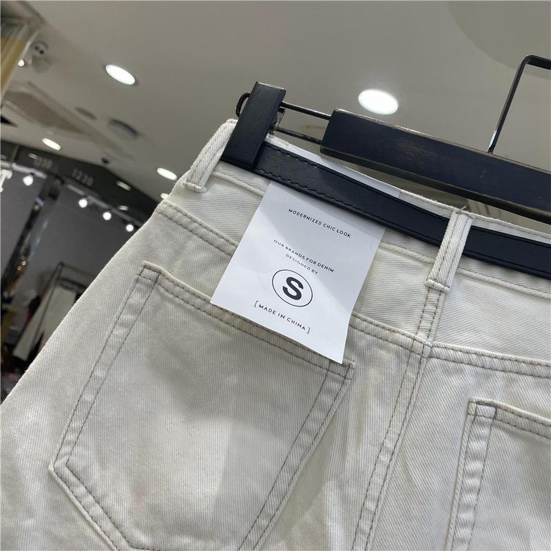 Chice Damen Koreanische High-Waist Lockere Jeans-Shorts - Lässiger Weiter Bein Sommer Stil