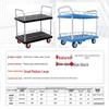 Double-Layer Hand Truck with Three-Tiered Fence for Transporting Goods