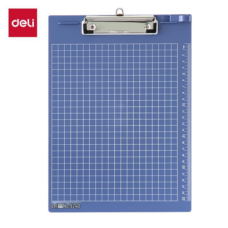 Deli 9240 A4 Clipboard with Scale