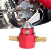 6mm CNC Aluminum Inline Gas Fuel Tap Petcock Switch For PIT PRO Quad Dirt Bike ATV (Red)
