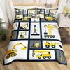 Cute Kitten Three-Piece Quilt Cover 3D Digital Printing Bedding Set Bed Cover