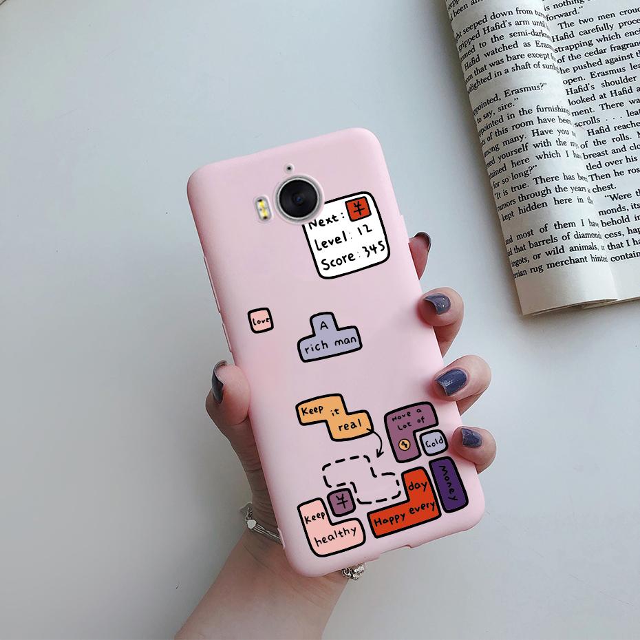 Phone Case for Huawei Y5 2017 Y6 2017 Case Mya-l22 Cases Soft Silicone for Huawei Y5 2017 Y6 2017 Cute Cartoon Back Cover fundas