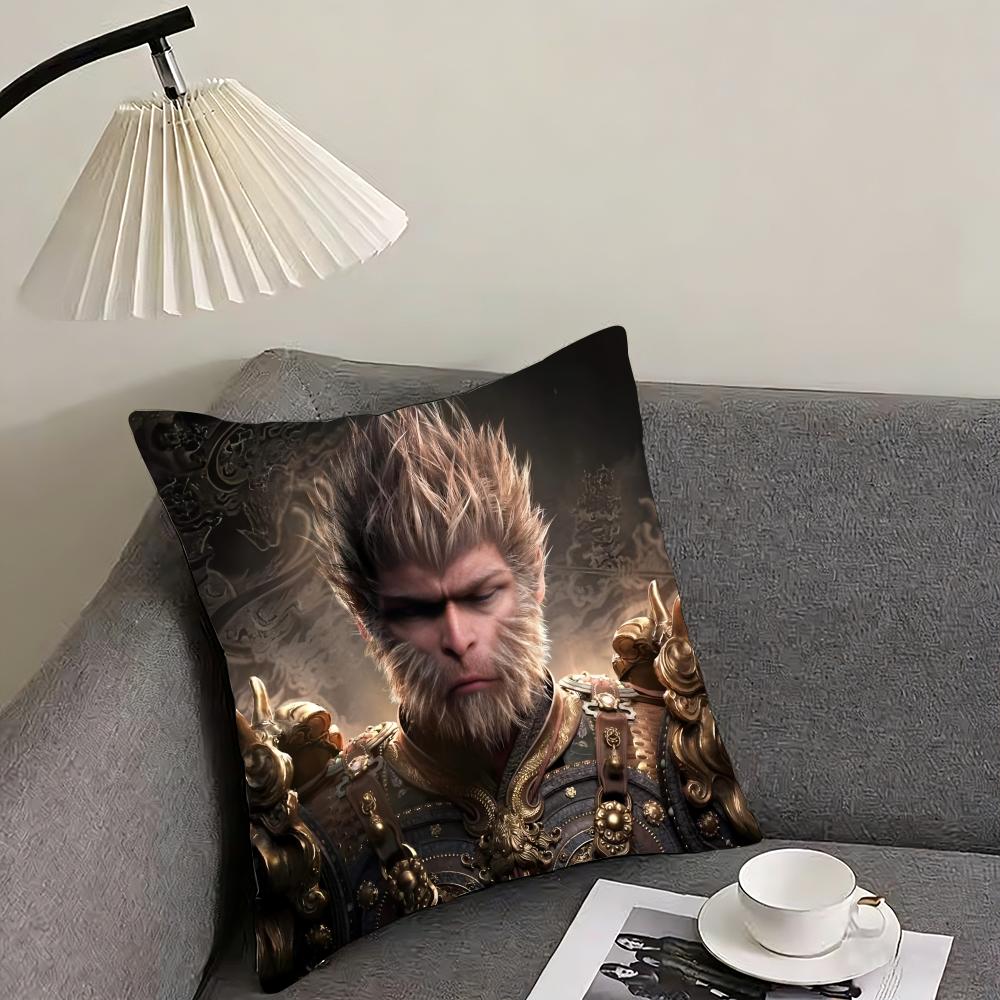 

Classic Black MMyth Cool Cushion Cover Pillowcase Ultra Soft Skin Friendly Fabric Cloud Like Comfort Concealed Zipper 30x30 cm