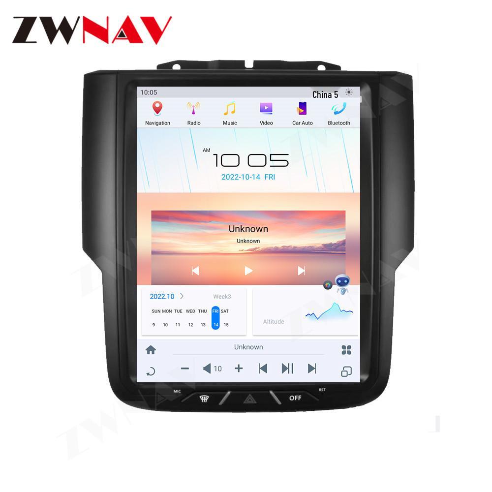 

2013-2018 Dodge Ram Center Console Vertical Android GPS Navigator Automatic air conditioning