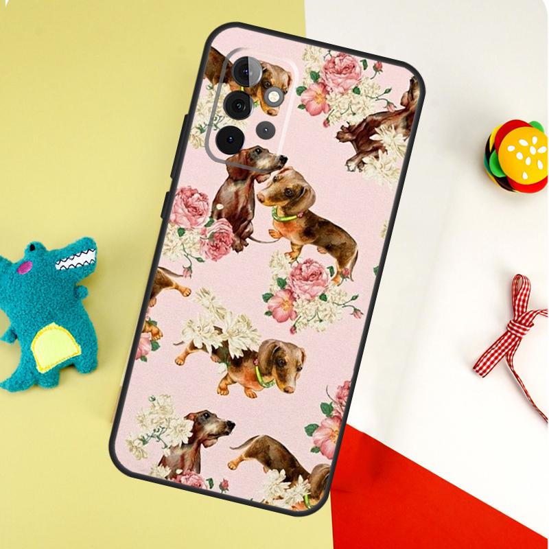 

Cartoon Dachshund Dog For Samsung Galaxy A22 A32 A52 A54 A34 A14 A55 A35 A15 A53 A33 A13 A05 A06 A16 Phone Case For Samsung A16
