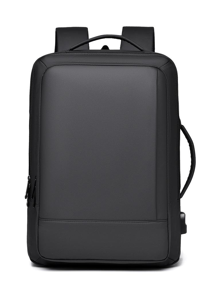 Plecak z ładowaniem USB męski wielofunkcyjny plecak na podróż służbową odporny na zachlapania rozszerzany torba na komputer plecak szkolny