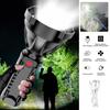 High Power Rechargeable Led Flashlight With Built-in 1200W Battery Usb Charging Life Grade Waterproofing Portable Lighting
