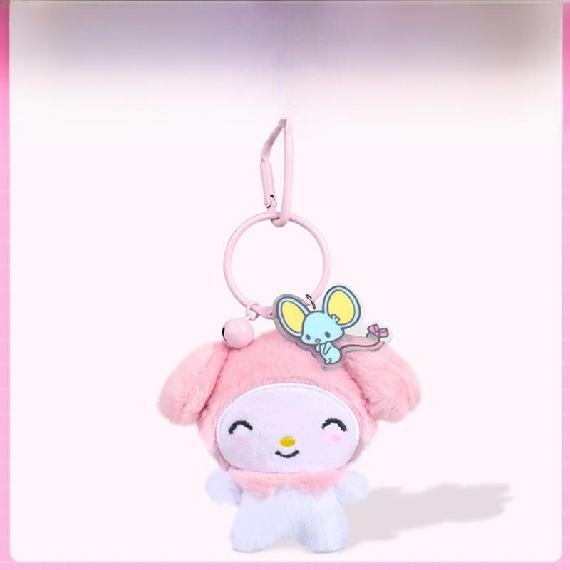 Hello Kitty Melodie Pluche Sleutelhanger Schattige Cartoon Tas Hanger Voor Meisjes Cadeaus