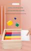 Wooden 3D Puzzle Cube: Children's Educational Space Blocks for Math and Building Fun