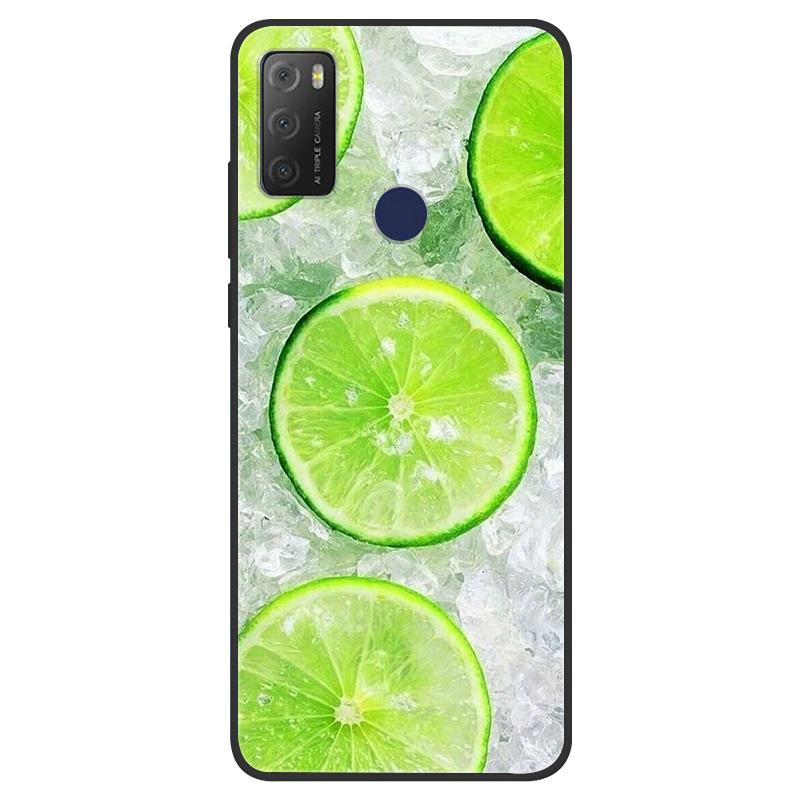 For TCL 20Y Case Girl Cat Flower Soft Silicone Back Wolf Shell for TCL 20E 6125F Fundas Phone Cover For TCL20Y 6156D 20 E Coque